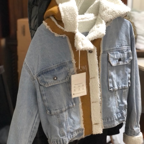 Denim sherpa jacket - Picture 6 of 7